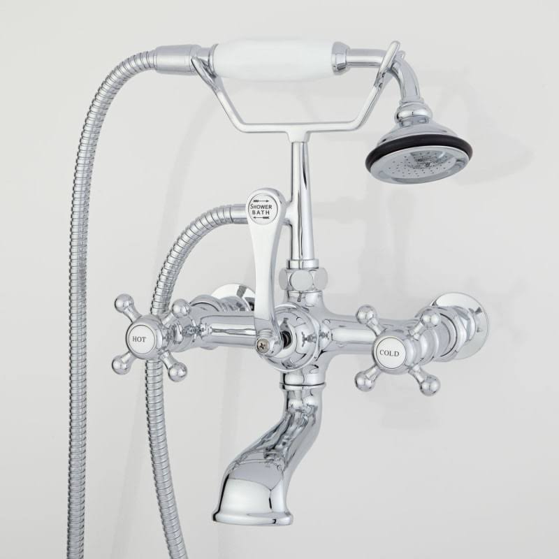 Chrome Wall Mounted Tub Filler Faucet U711