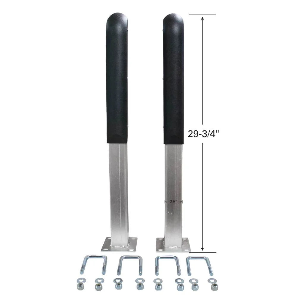 Heavy-Duty Pontoon Trailer Guide-Ons for 3" Trailer Frames, Includes 2 Guide-Ons Q747