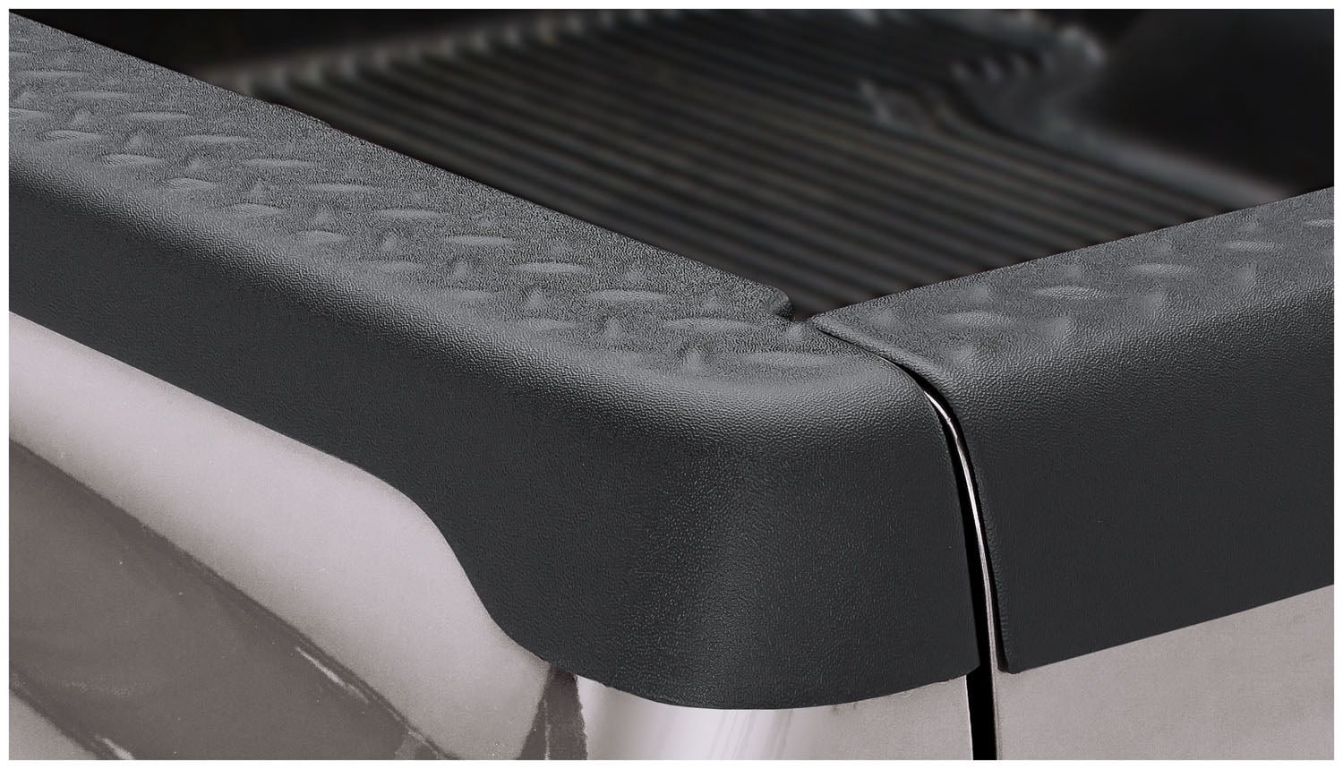 Black Smooth BedRail Caps 2-Pc Set A268900