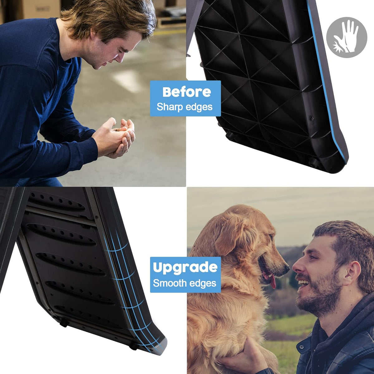 Heavy Duty Portable Folding Dog Ramp for SUV, Truck, Car, Non-Slip H621159