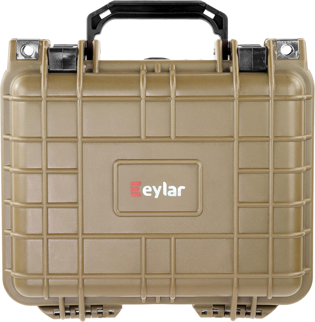 Small 10.62 Hard Camera Case Waterproof with Foam Pack of 2 U795