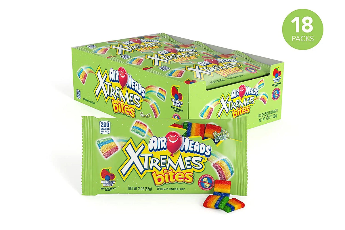 Sweetly Sour Candy Belts, Rainbow Berry, 2 Ounce (Bulk Pack of 18) A8174