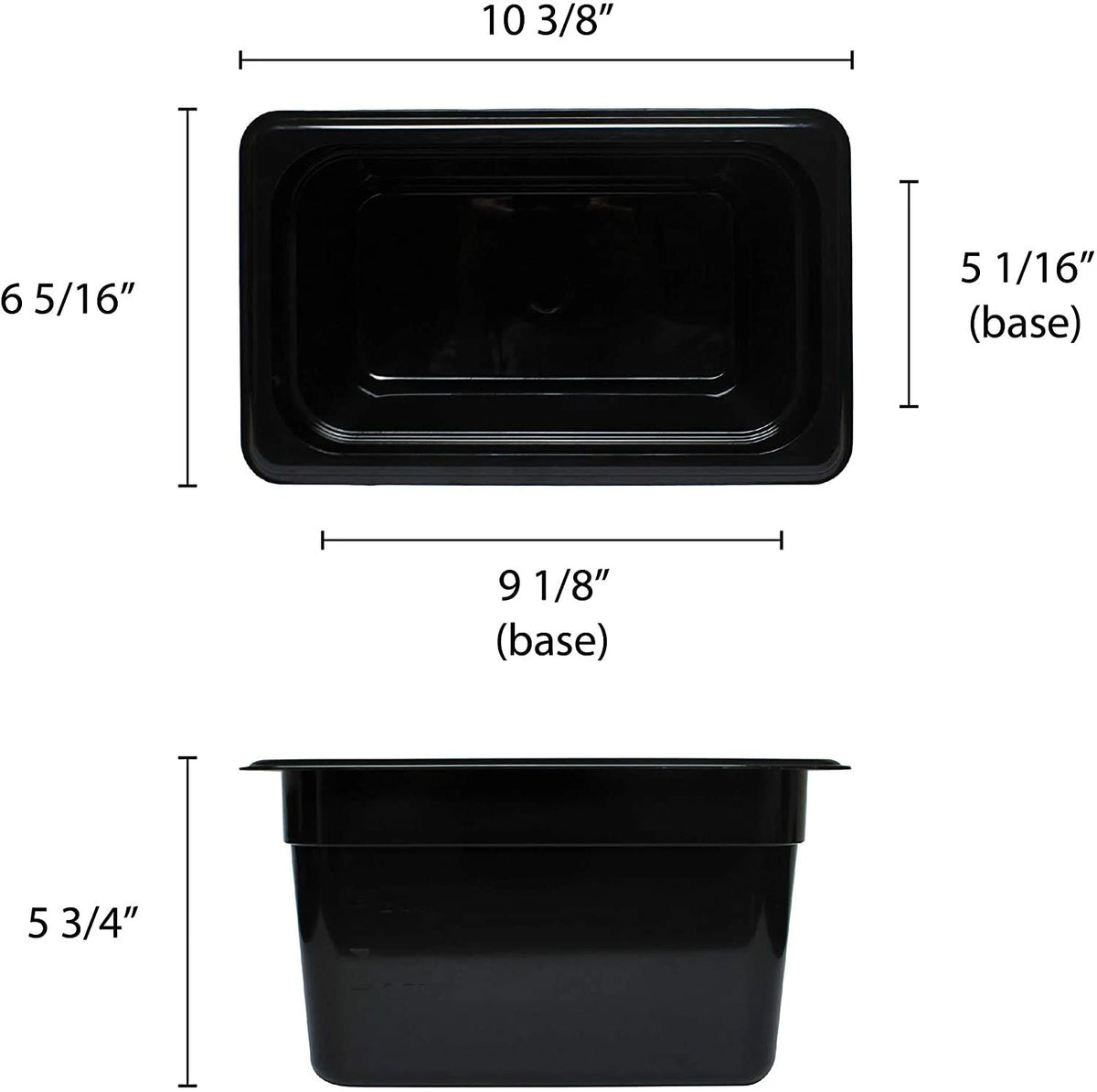 6x22 Deep Polycarbonate Food Pan N2741