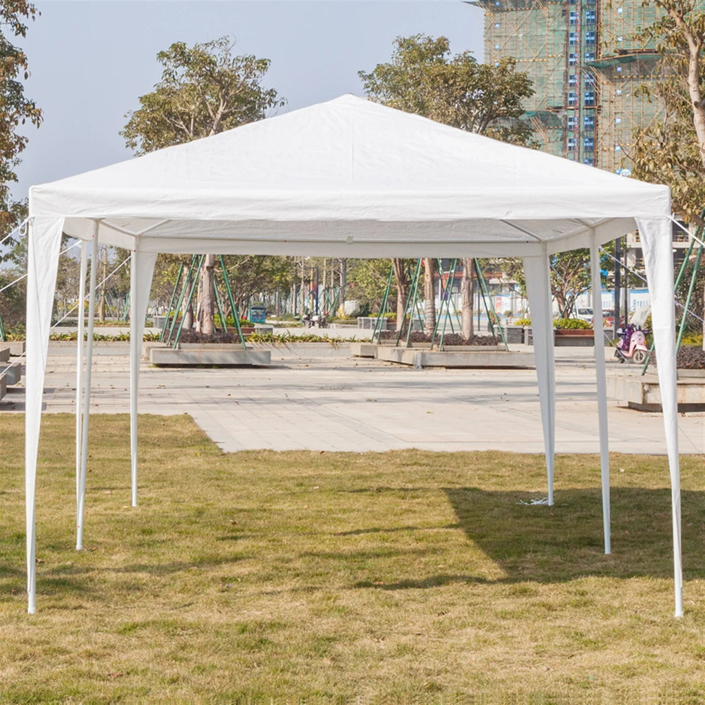 10'x20' Waterproof Outdoor Party Tent with 4 Removable Sidewall and 2 Door G93900