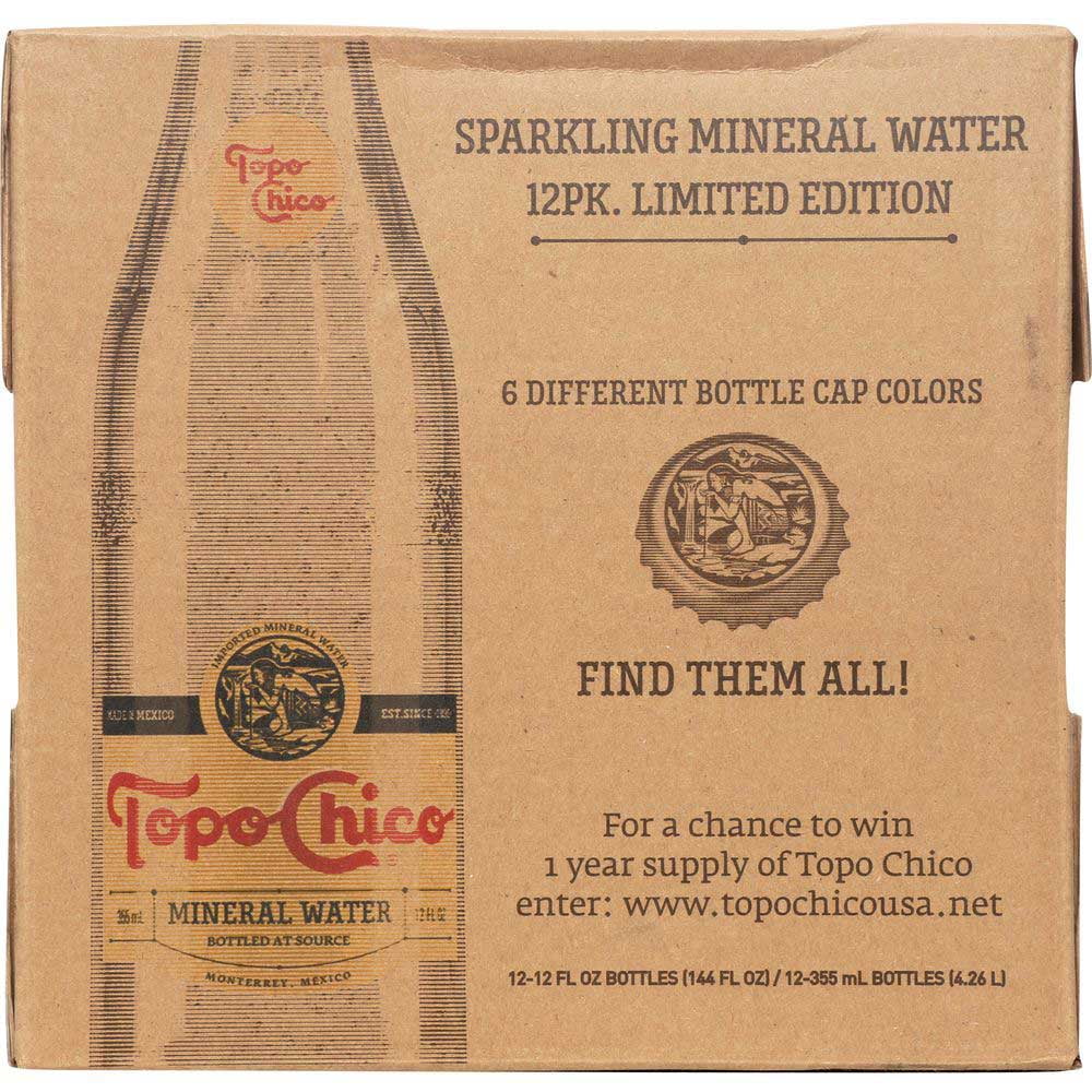 Sparkling Mineral Water, 12 Fluid Ounce, 12 per Case V40145