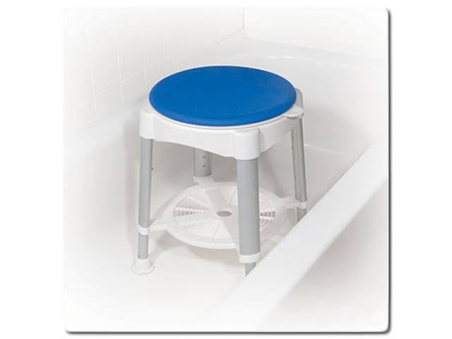 Blue Padded Rotating Bath Stool X20843