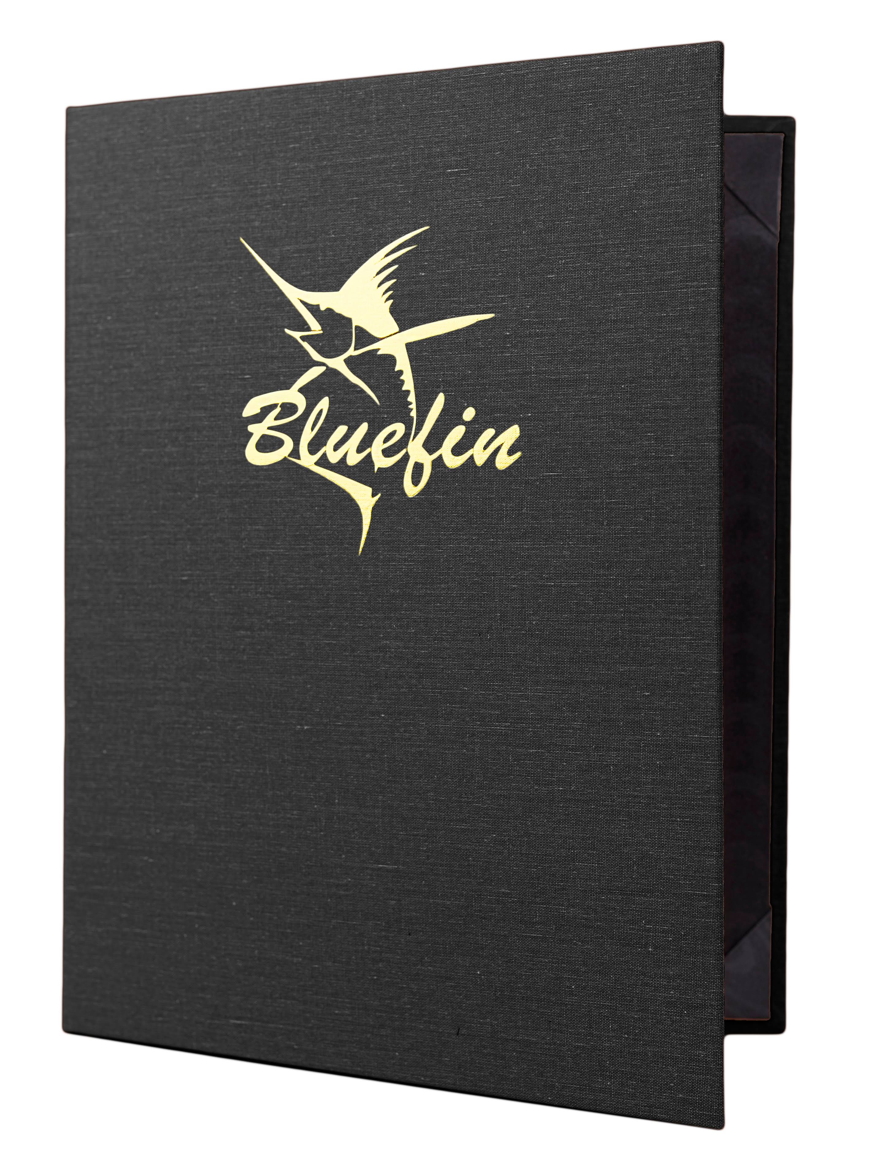 Black Casebound Menu O3675