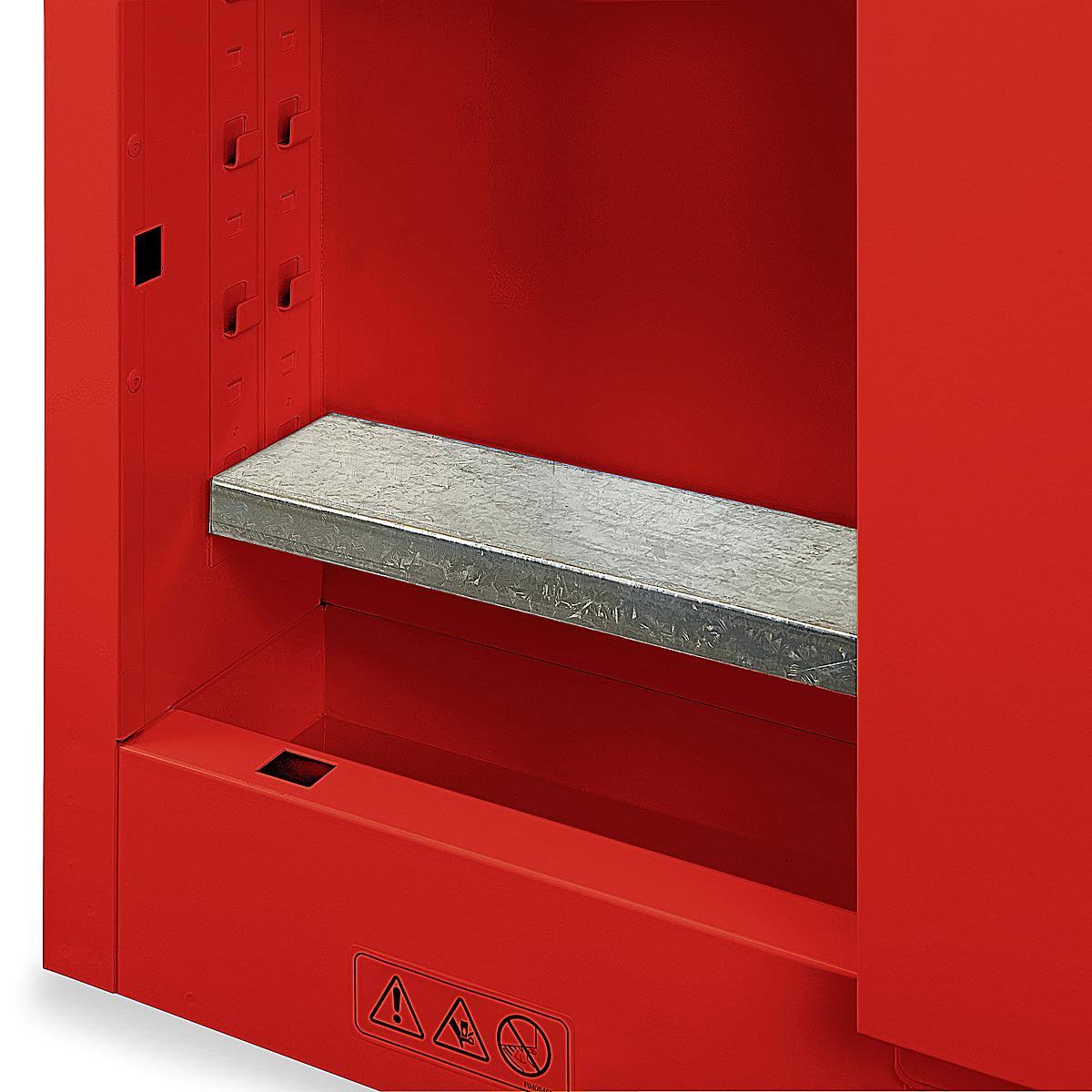 Red Manual Doors Flammable Storage Cabinet X92438