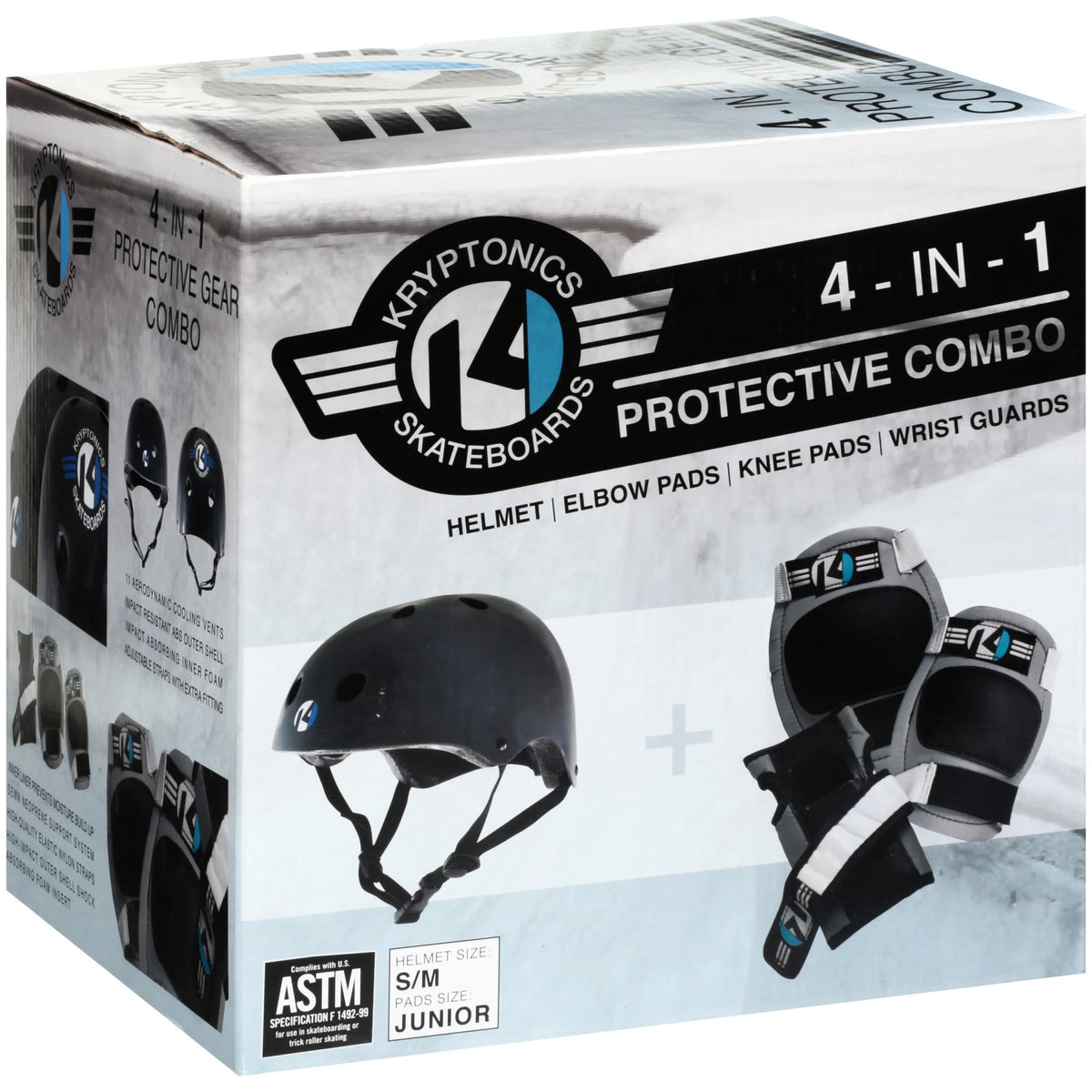 Youth 4-in-1 Pad Set with Helmet G750752