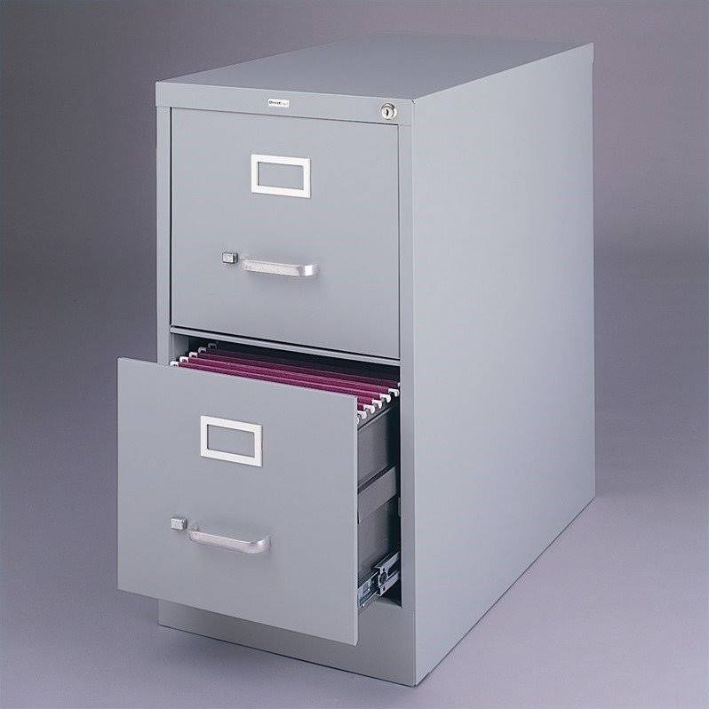 Gray 2 Drawer Letter File Cabinet M2887