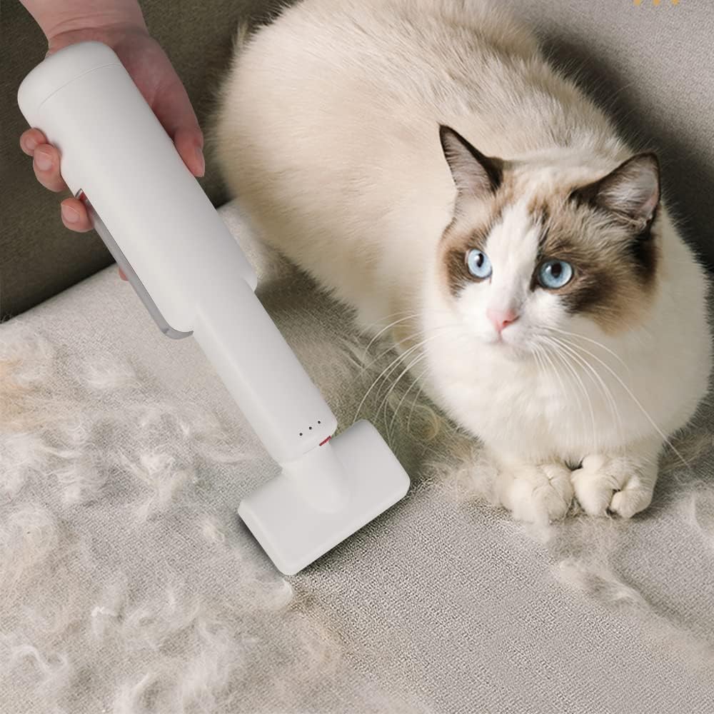 Cordless Handheld Pet Vacuum Cleaner with Slicker Brush Y433