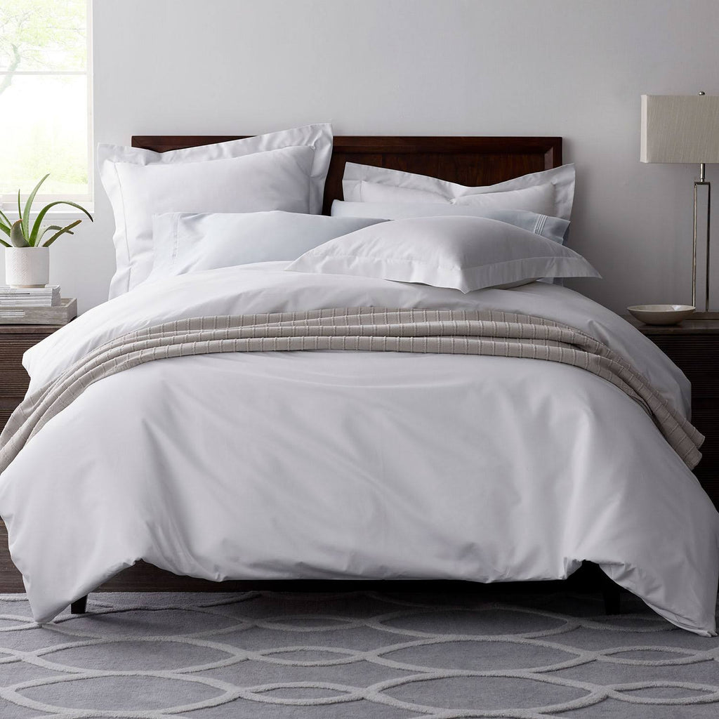 Pink Sand Solid Oversized Queen Egyptian Cotton Sateen Duvet Cover J487