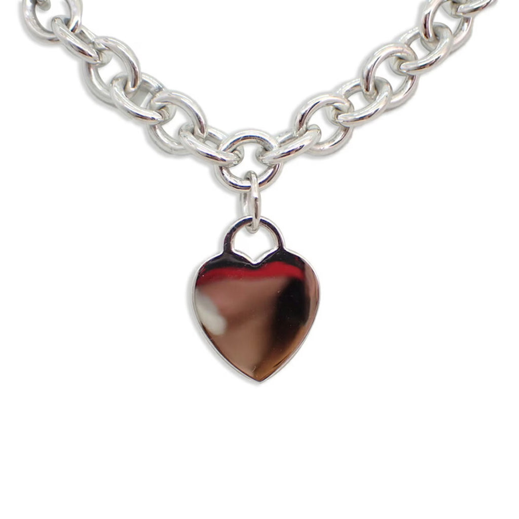 925 Heart Tag Pendant O246