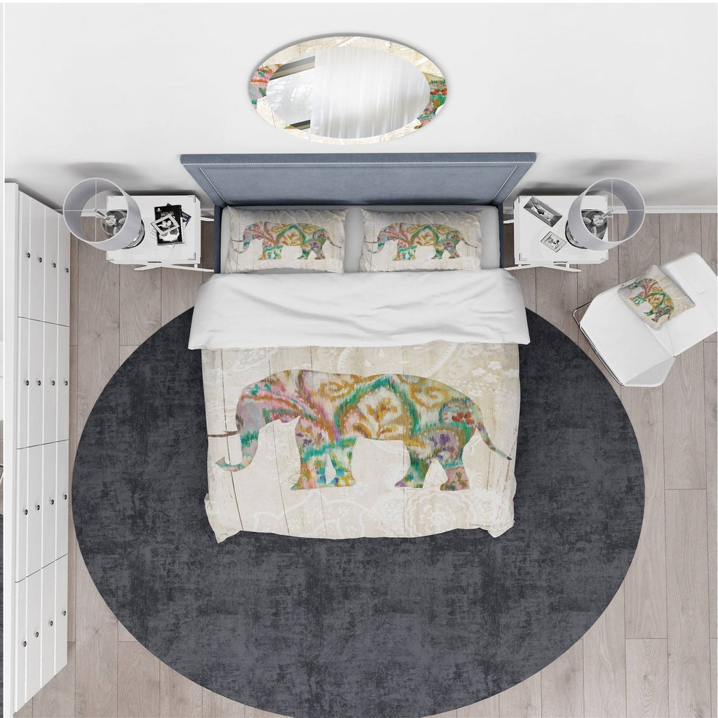 Multi-Color Traditional Bedding Set Duvet Cover and Shams G842126