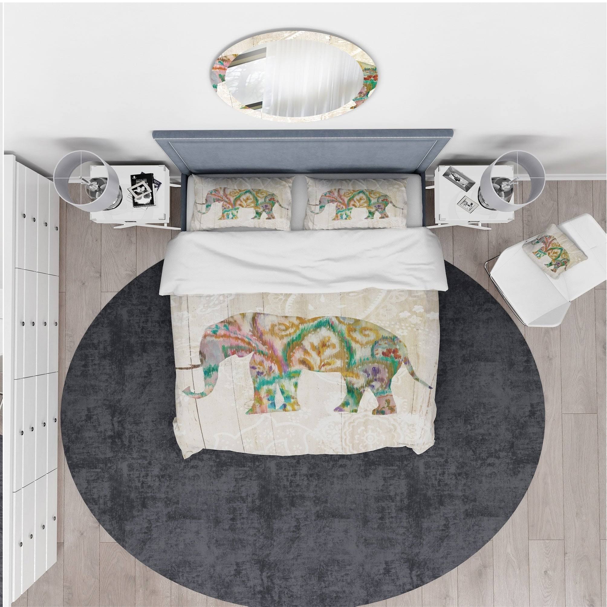 Multi-Color Traditional Bedding Set Duvet Cover and Shams G842126