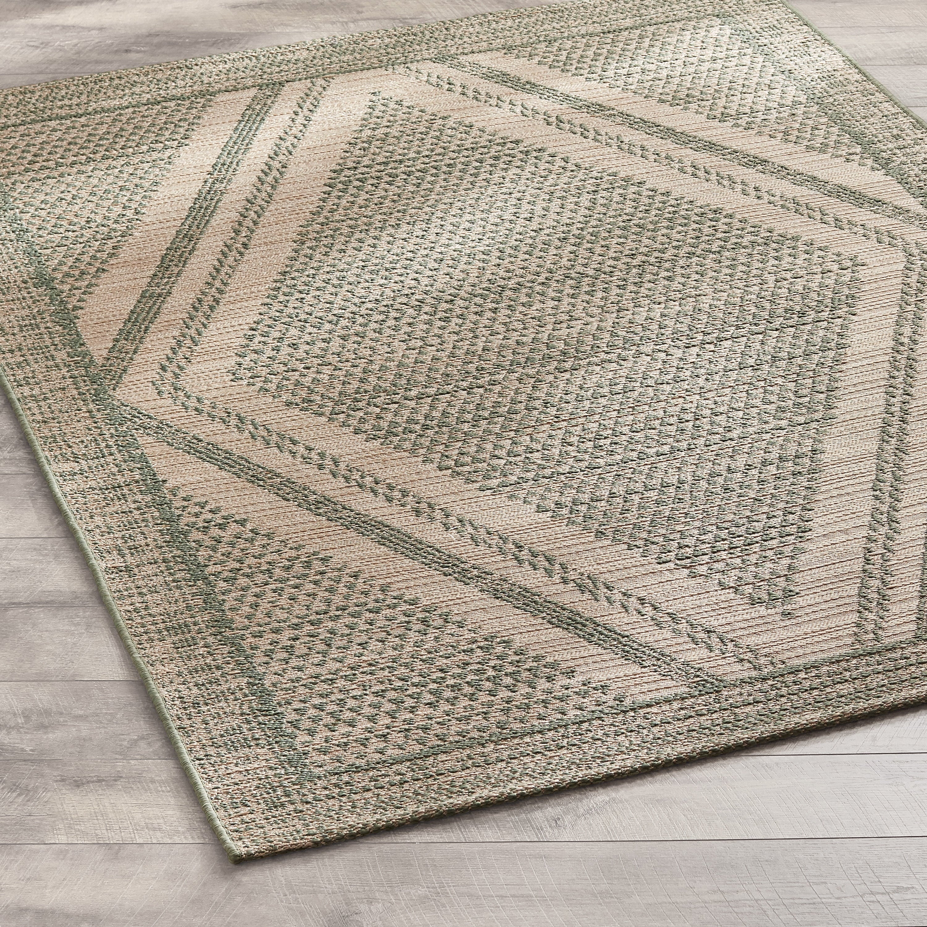 Sage Natural Diamond Rug U6762