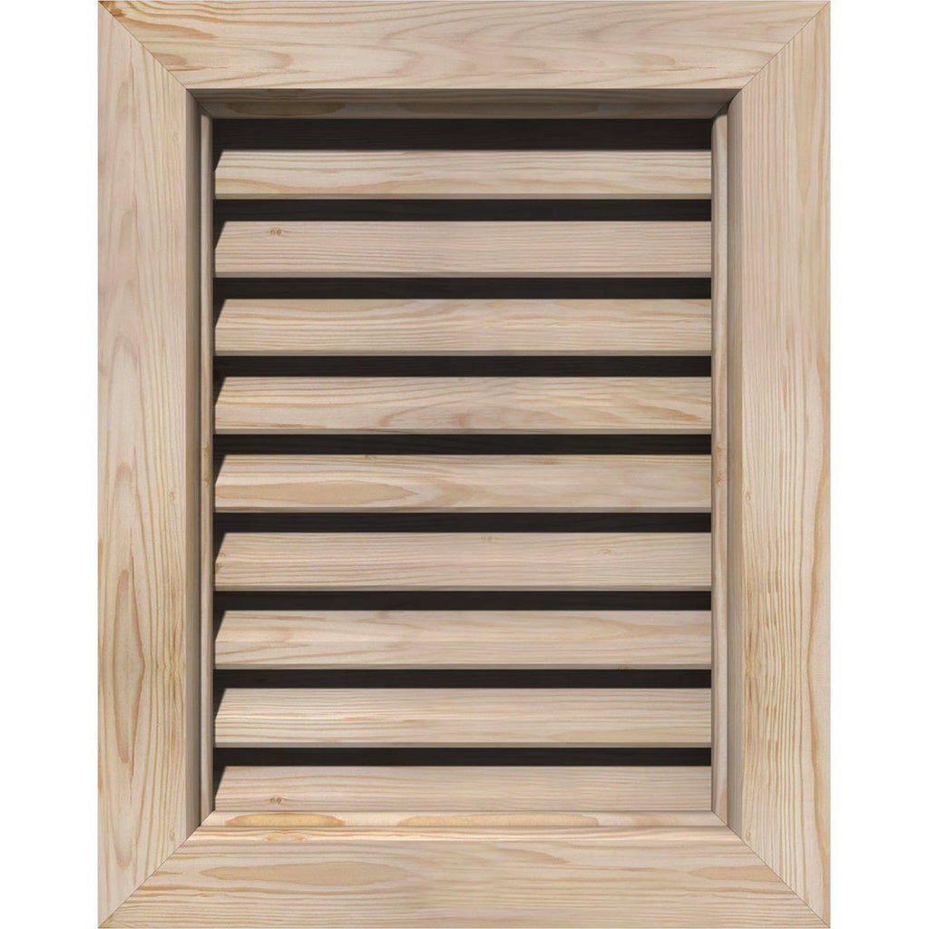 Primed Smooth Vertical Gable Vent M5154