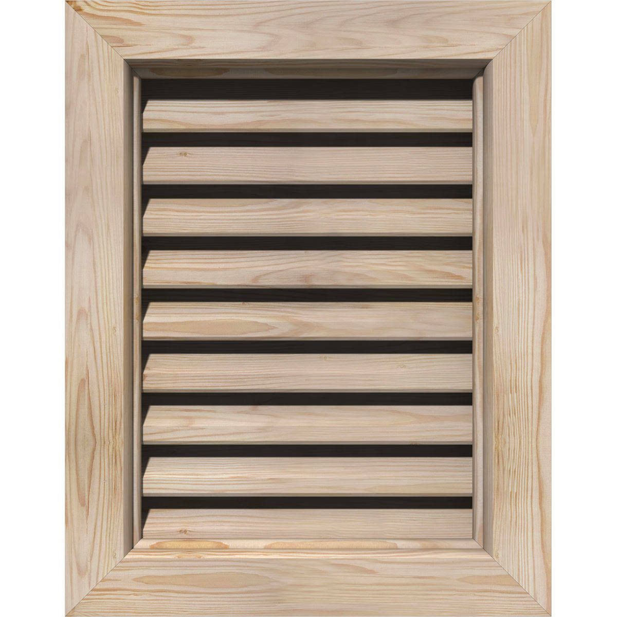 Primed Smooth Vertical Gable Vent M5154
