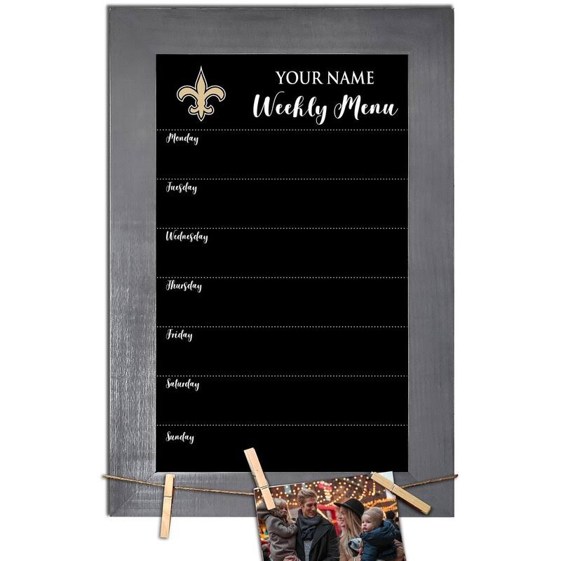 New Orleans Saints Chalkboard with Frame T647