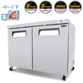 48" Under Counter Freezer on Wheels Casters O768