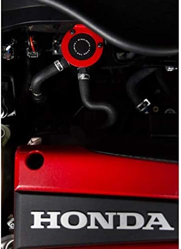 PCV Baffled Oil Catch Can Red K7806