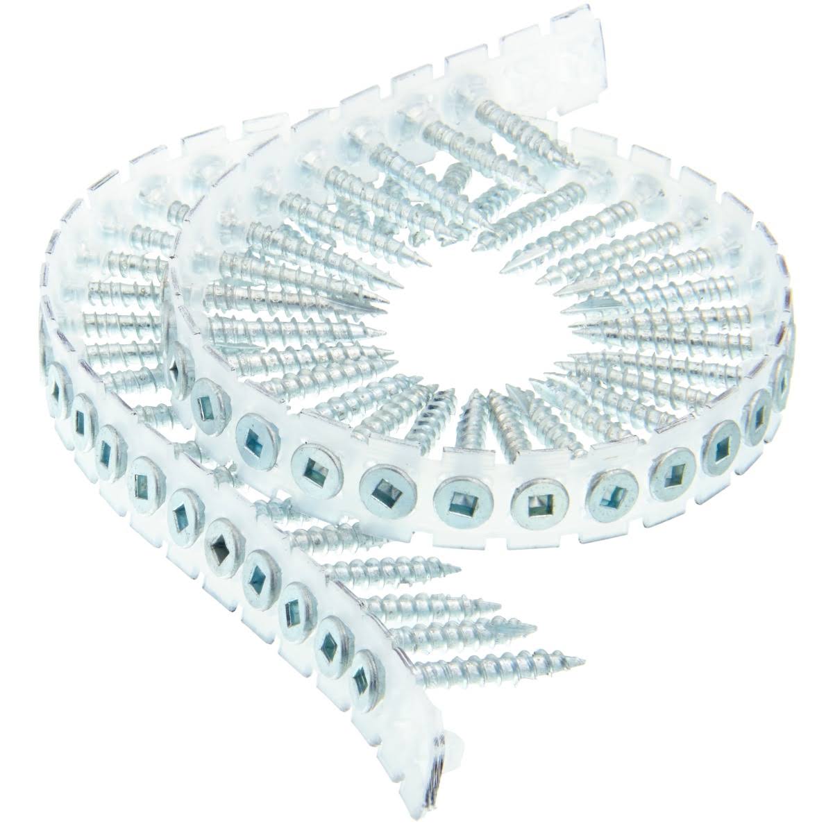 Clear Zinc Wood Screws (4,000-Pack) Z531