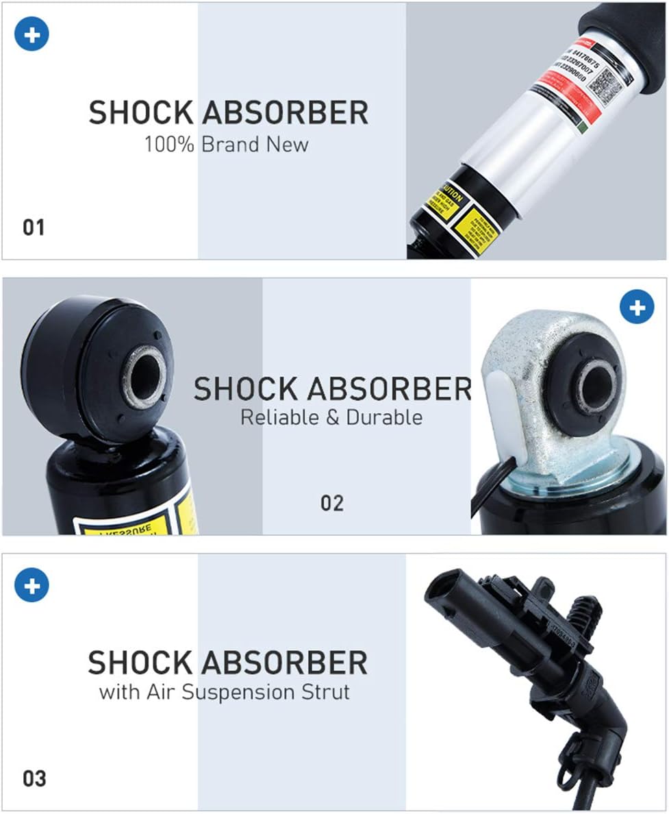 Rear Air Shocks Lift Struts Absorber for Cadillac Escalade ESV Chevy Suburban Tahoe GMC Yukon XL 2015-2020 B610