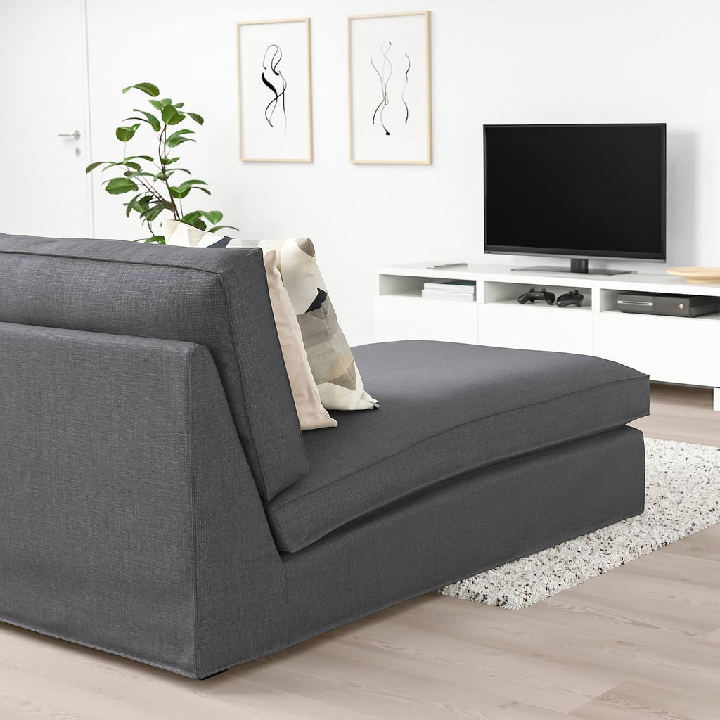Kivik Chaise, Skiftebo Dark Gray, Width: 35 3/8 J854184
