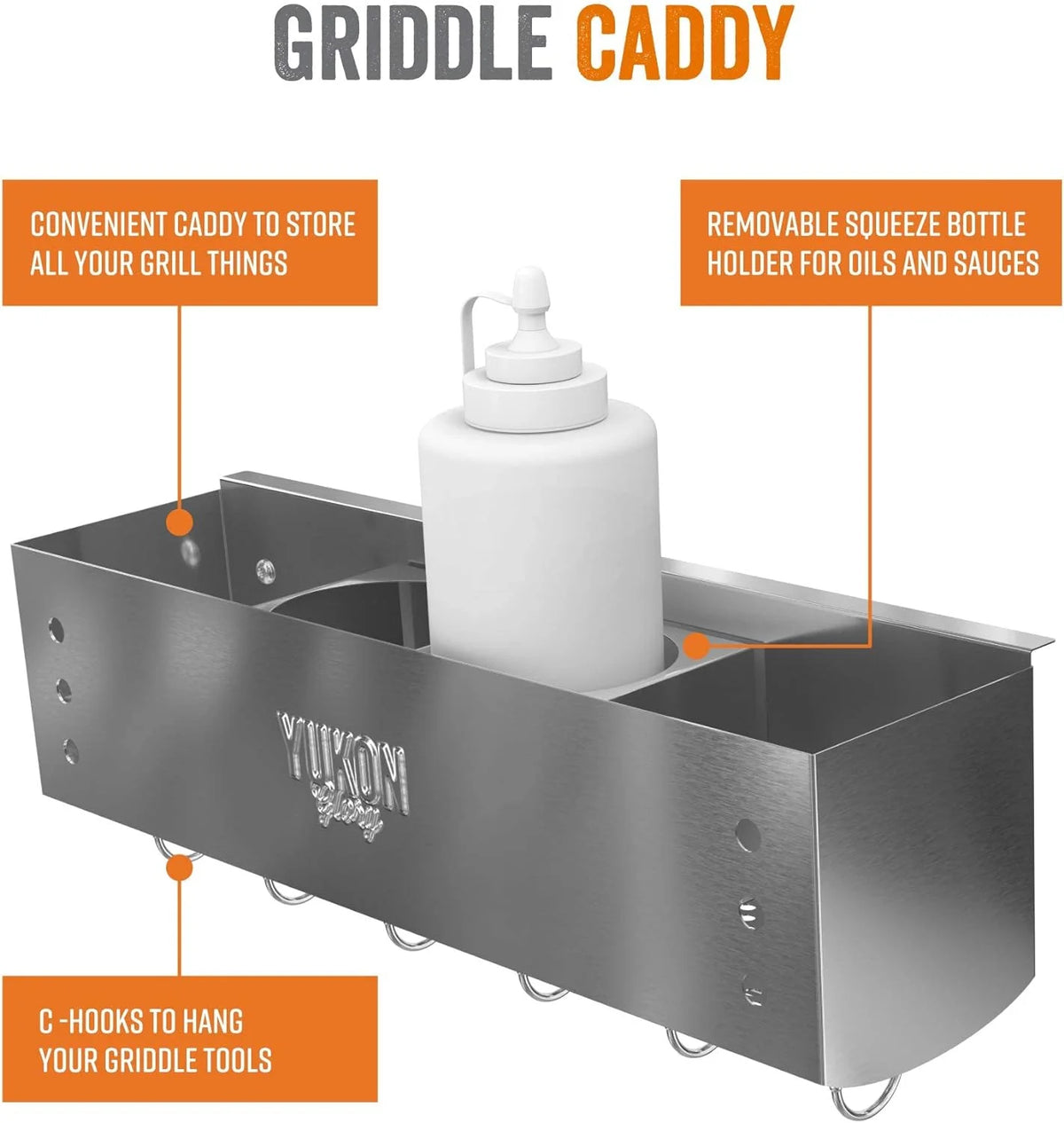 Blackstone Compatible Stainless Steel Griddle Caddy I978126