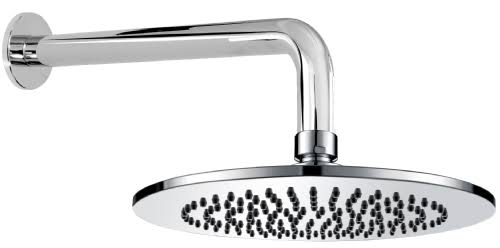 Polished Nickel Showerhead with Arm V62632