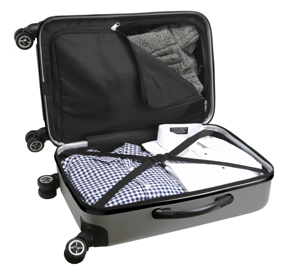 Silver 20 inch Carry on Hardcase Spinner W4284