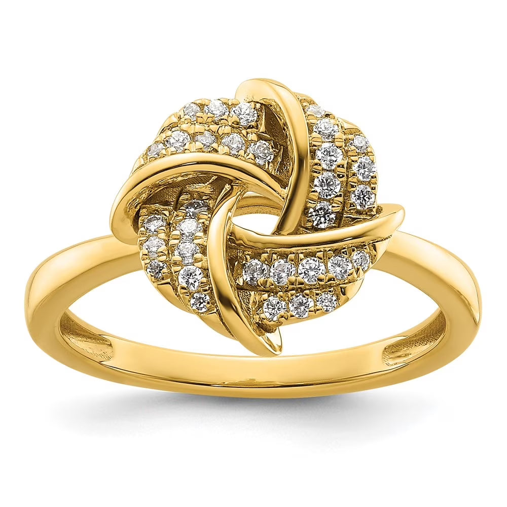 14k Yellow Gold Lab Grown Diamond Ring Z499347