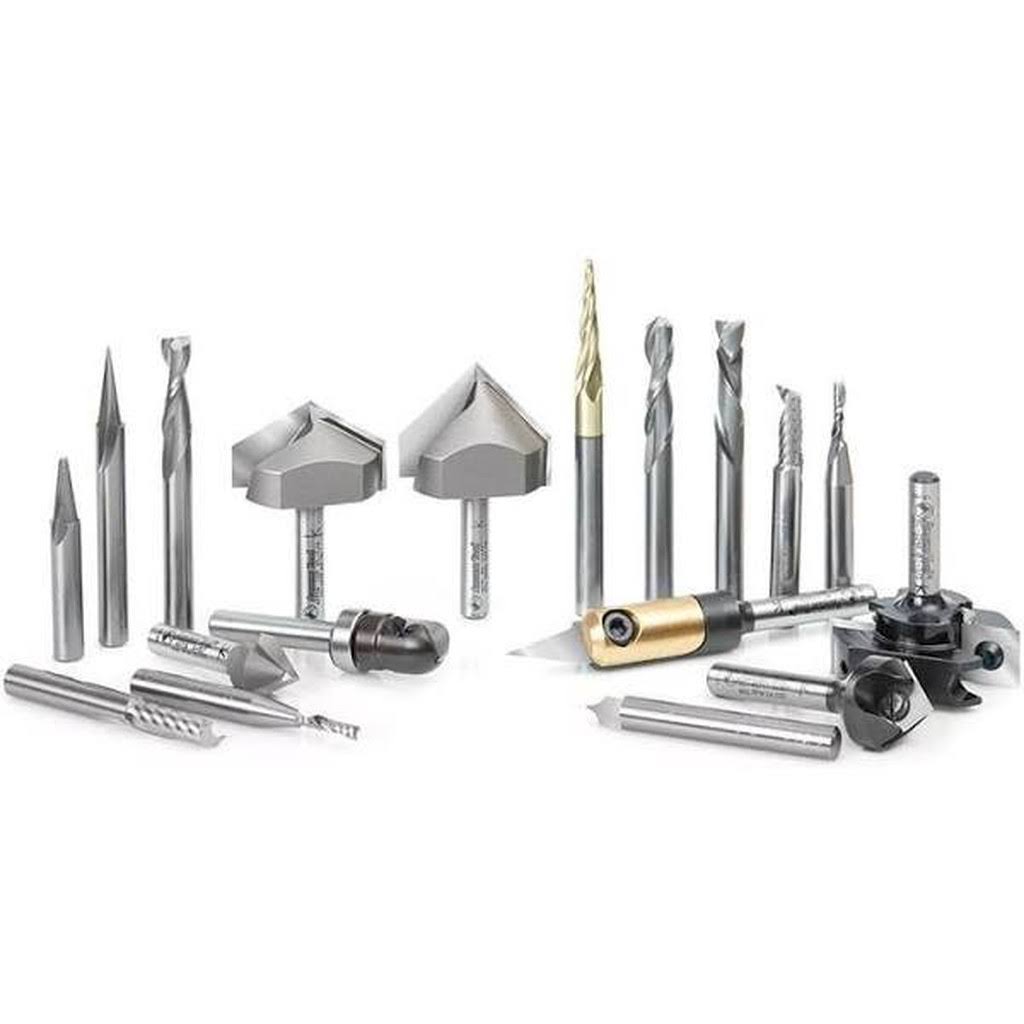 18-Pc CNC Router Bit Collection, 1/4 Shank H861