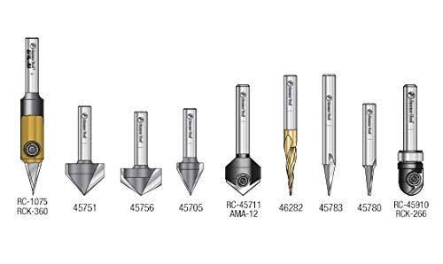 18-Pc CNC Router Bit Collection, 1/4 Shank H861