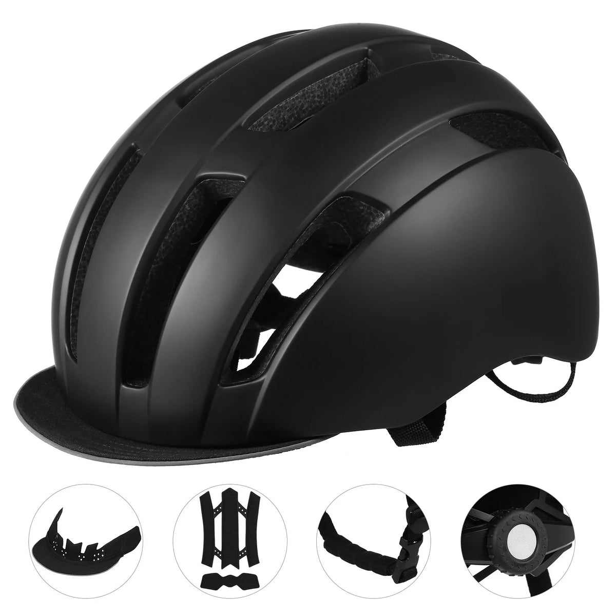 Detachable Visor Bicycle Helmet I24368