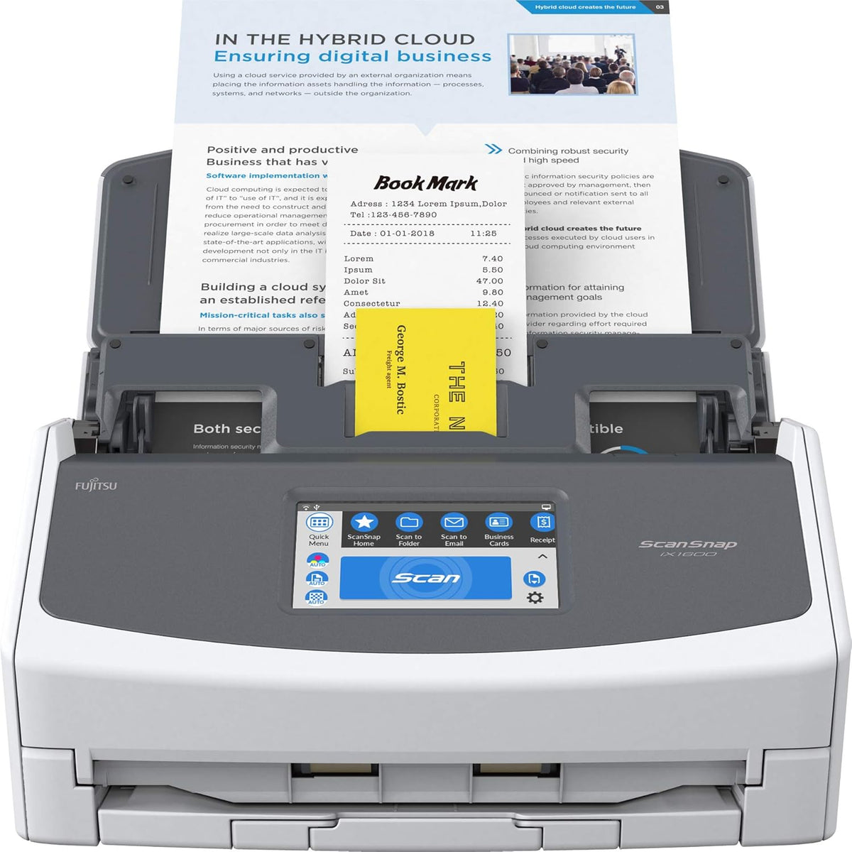 Black Document Scanner W652251