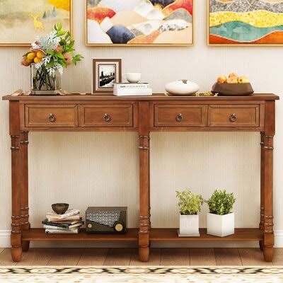 Brown Console Table V246