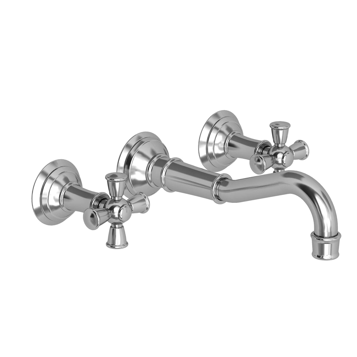 Jacobean Wall Mount Lavatory Faucet Stainless Steel T887059