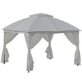 Replacement Canopy Top Cover for 84C-210GY Gazebo H7617