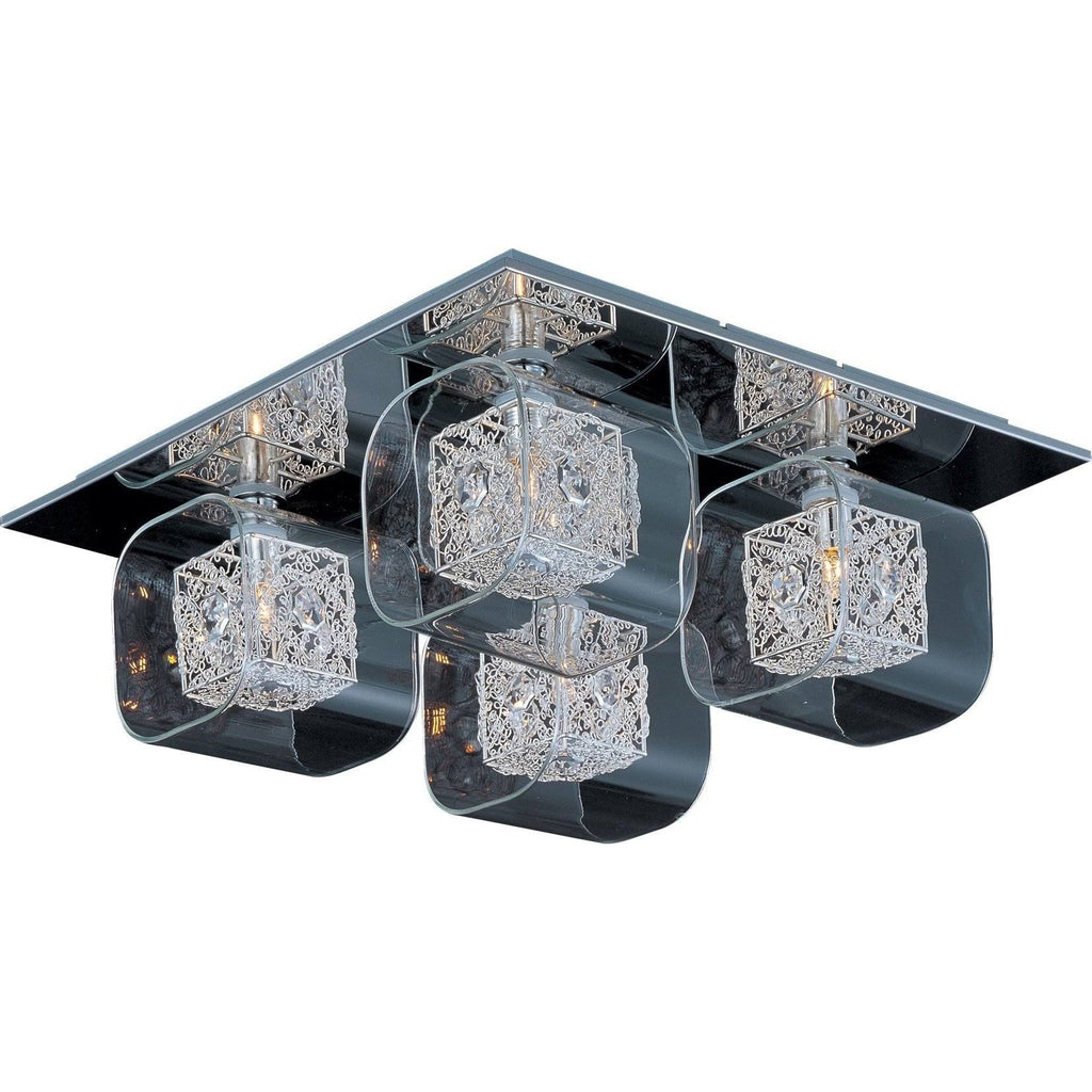 Polished Chrome Flush Mount Light Q6056