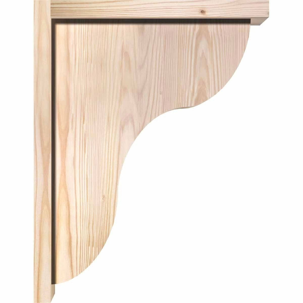 Carmel Smooth Corbel w/Backplate, Douglas Fir T603970