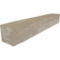 Sandblasted Faux Wood Fireplace Mantel, White Washed O3458