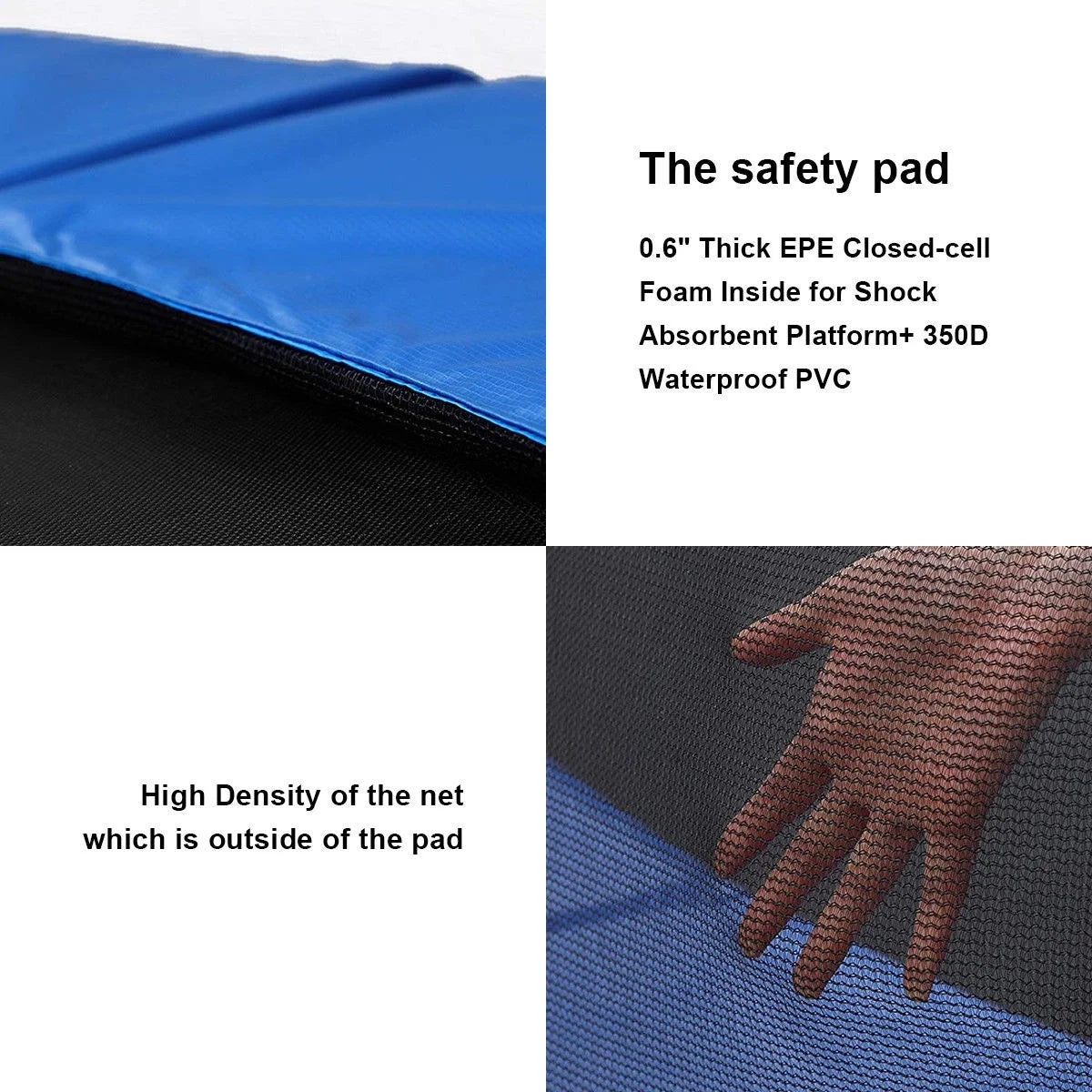12 FT Trampoline with Enclosure Net, Ladder, Safety Pad, Jumping Mat, Springs I80339