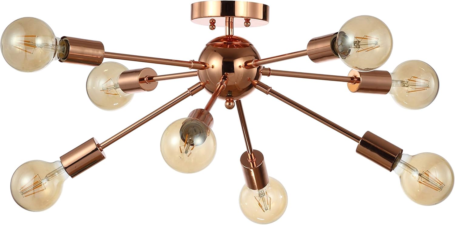 Copper 8-Light LED Flush Mount Q240