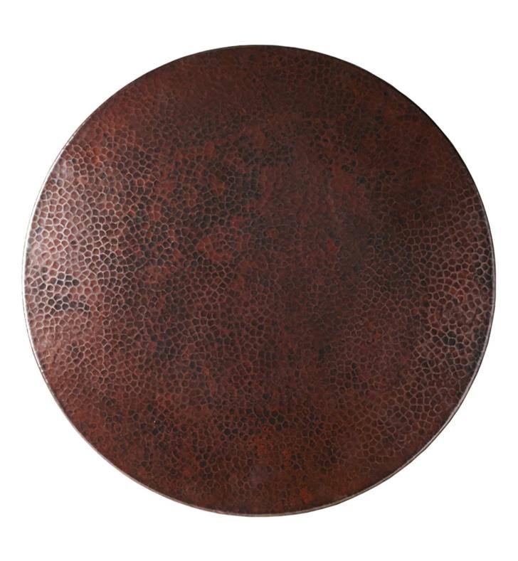 Hammered Tempered Copper Lazy Susan Z794070