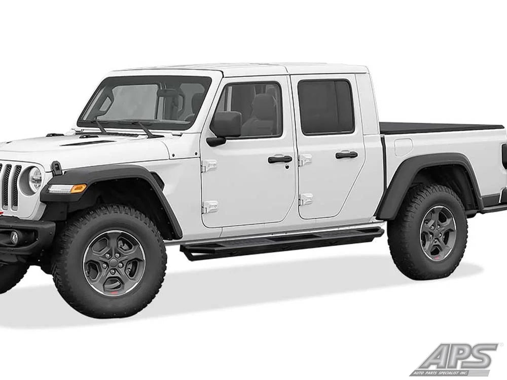 Black Aluminum Running Boards Side Steps M738