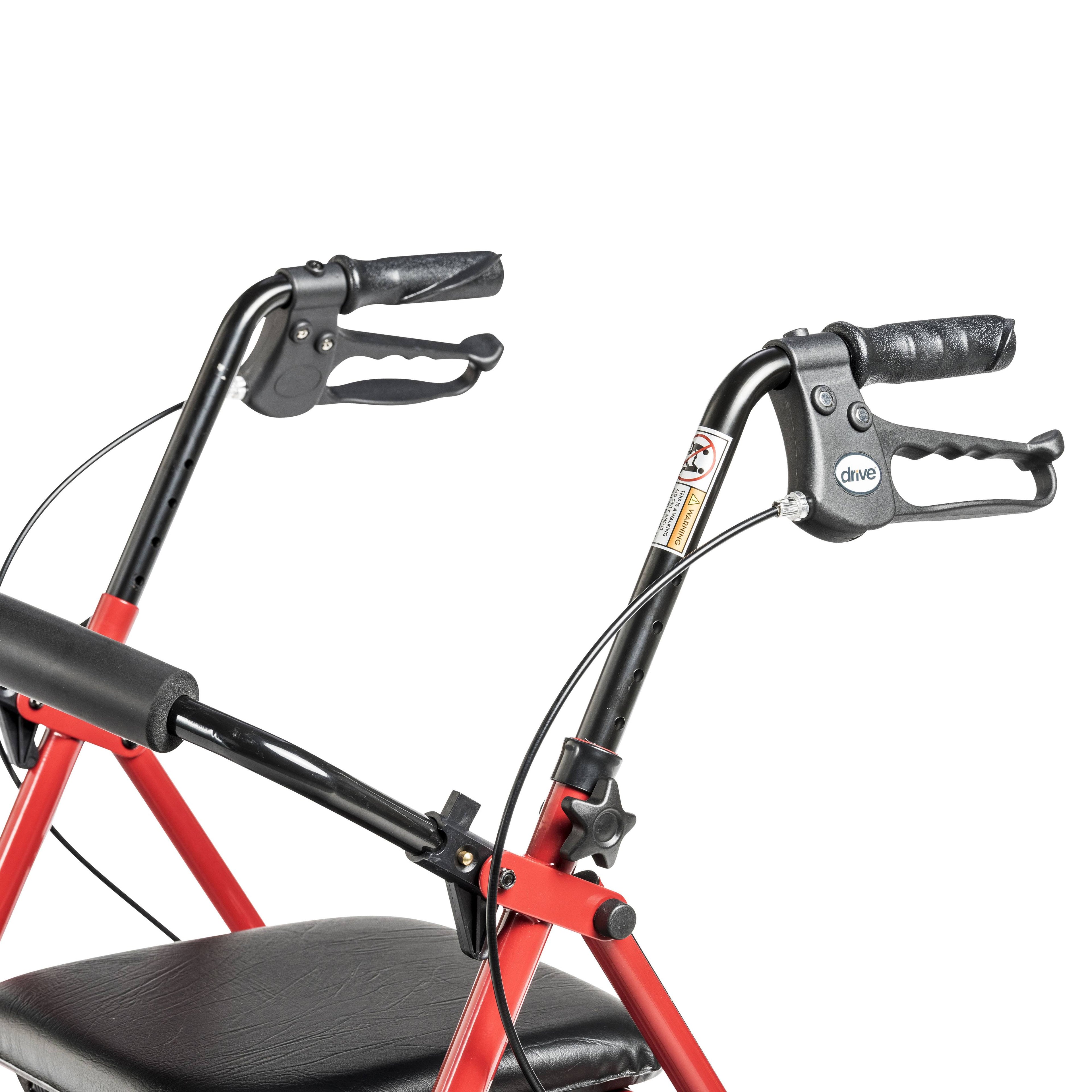 Red Rollator with 6x22 Wheels G2103