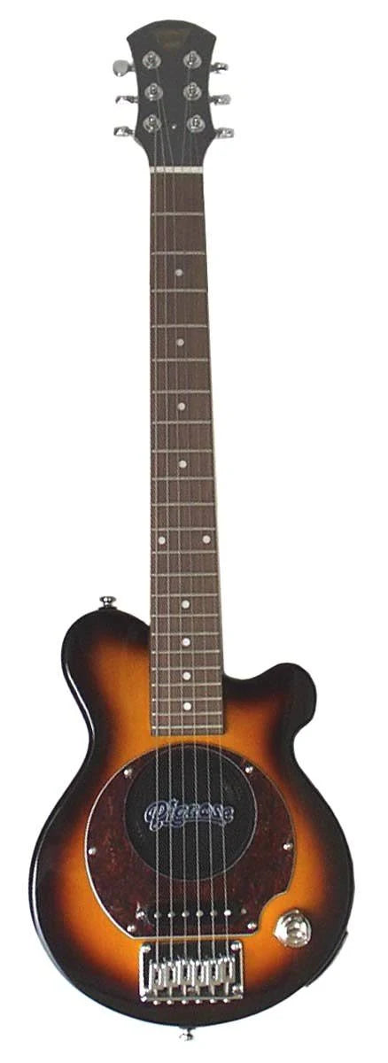 Sunburst Electric Guitar with Built-in Amp D92067