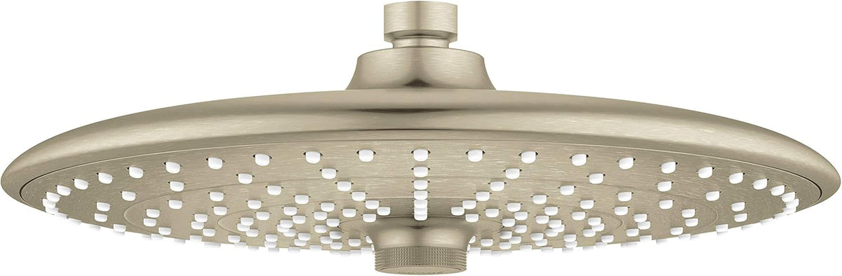 Brushed Nickel Shower Head with 3 Spray Patterns, 2.5 gpm Y133275