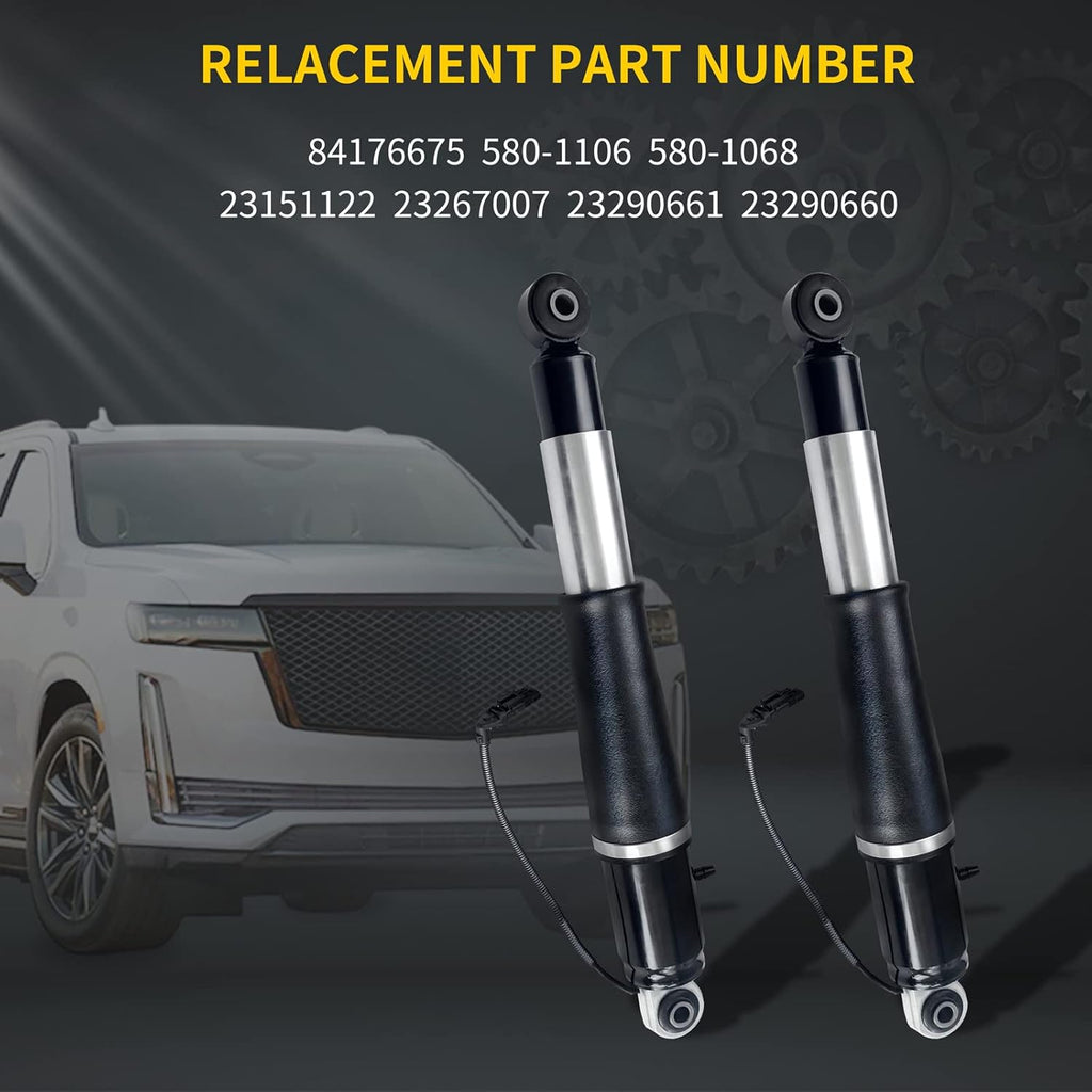 Pair Rear Air Lift Shock Strut Absorber with Electric Y49953